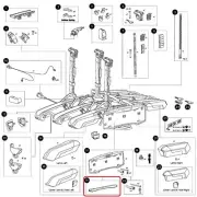 Thule Lamps Strip Light Lamp License Plate for Epic Easy Fold Outset 55018