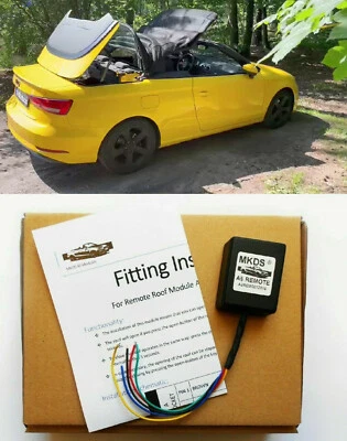 AUDI A3 8V CABRIO CONVERTIBLE KEY FOB REMOTE ROOF CONTROL SMART TOP MODULE MKDS