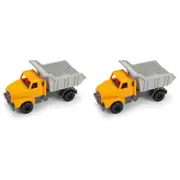2x Dantoy Classic Dump Truck Kids/Children 21cm Outdoor Play Sandpit Toy 2y+