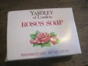 Yardley London ROSES Soap Bar, 4.25 oz Bar