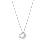Sterling Silver Open Heart Pendant by Tiffany & Co.