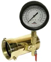 NNI 2-12" NST In line Hydrant Flow Pitot Test 100 PSI 1680 GPM Dual read Gauge