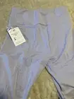 Scarlett Bird Colour Block Mauve Leggings Buttery Soft NWT