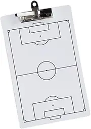 Colaxi Football Coaching Board, Double Sided Football Clipboard, Guidance Training Aid Coaches Marker Whiteboard for Strategizing, Techniques