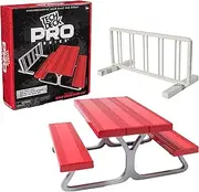 Tech Deck, Pro Series Daily Grind Pack 2.0 with Picnic Table and Bike Rack; Kids Toys for Boys Ages 6 and up (Mini Fingerboard Sold Separately)