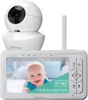 Babysense 5" HD Baby Monitor, Video Baby Monitor with Camera and Audio, Built...