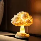 Iconic Mushroom Cloud Shape Lamp Desk Handmade 3d Unique Blast