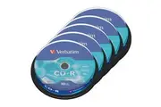 50pc Verbatim CD-R 700MB 52x Speed Blank Discs Data Storage w Spindle Case