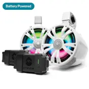 SoundExtreme TBB8 Marine IP66 Battery Powered Amplified Speaker 2pcs Set
