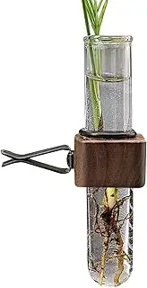 Car Propagation Vase Vent Clip - Solid Wood | Creative Flower Vase for Car Interior Decoration | Fit for Horizontal & Vertical Vents | Ideal for Fresh Flowers