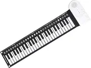 LALADEFIEE Portable Key Roll Up Electronic Piano Foldable Silicone Keyboard for Beginners Durable Safe for All Ages for Music Learning Travel