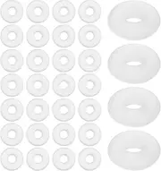 iplusmile Long-Lasting Jewelry Spacer Charms 100 Pcs Rubber Stopper Rings Bead Adjuster Beaded Rings Antiskid End Beads for DIY Jewelry