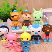 8x Octonauts Figure Toy Cake Topper Display Figurine Set Decoration Birthday Gif
