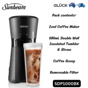 Sunbeam Kitchen Appliances Iced Coffee Maker 650mL Double Wall Insulated Tumbler
