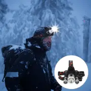 6000 Lumens High Brightness Head Flashlight LED Headlight Outdoor Fishing