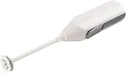 [GRARRO] Electric Mini Hand Mixer Hand Blender Immersion Blender White ABS Plastic Stainless Steel Handheld Milk Frother Egg Mixer