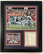 Legends Never Die Washington Nationals - 2019 World Series Champs - Celebration - Framed 12"" x15 Double Matted Photos, Inc., Multi