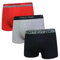 在飛比找PChome24h購物優惠-Calvin Klein Cotton 3 Pk 男內褲 棉