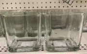 3.4” Thick Clear Glass Vase for Weddings, Parties, Candle Holder - New Set 2 Pac