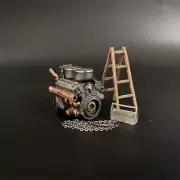 WAR PARK MINIATURES 1:30 WW2 WS039 TIGER TANK ENGINE, LADDER & TOOLBOX