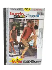 Burda Sewing Pattern 2935 Pants Pantalon Close Fitting Size 8-18
