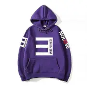 Eminem Sweatshirt Eminem Anti-e Hip-hop Thickened Pullover Sweatshirt For Men And Women Hoodie high quality purple S