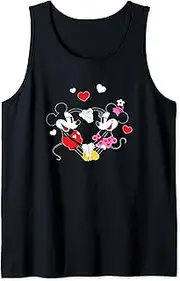 [Disney] Mickey and Minnie Hearts Valentine’s Day Tank Top