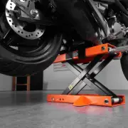 500kg Motorcycle Bike Adjustable Height Scissor Wide Deck Lift Jack Hoist Stand