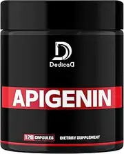 Apigenin Supplement 50mg - 120 Capsules for Brain, Body, Heart & Immune Health Support - Potent Ingredients - 4-Month Supply