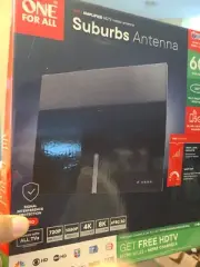 ONE FOR ALL Suburbs Antenna 60 Miles Range GET FREE HDTV MORE MILES MORE +++