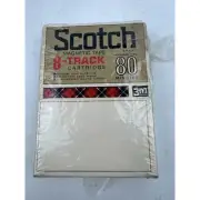 Scotch 3M Magnetic Tape 8-Track Cartridge 80 Min New - Partially Sealed
