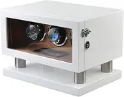 Three-digitWoodenPaintWatchWinder,QuietRunningRotatingMotor,StrongPower,33 * 23 * 23cm Needed KeYJ