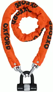 Oxford HD Loop Chain Lock, orange, Size 150 cm for Men