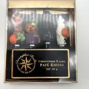 CHRISTOPHER RADKO Halloween Pate knives Ghost Scarecrow Witch Black Cat 99-660-0