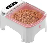 Automatic Dog Feeder - Programmable Pet Food Dispenser, Sensor Activated Cat Feeder | Timed Dry Food Bowl for Small Dogs, Kittens, Pets, Portion Control, Easy Clean, Leak-Proof Design