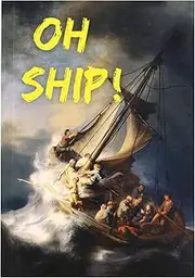 SANTORO MASTERPIECES - Soft Cover Ruled Notebook (A5 - Medium, Oh Ship)