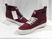 Vans Women SK8-Hi MTE Burgundy/Chocolate Hi Top Sneakers - Size 7 NWB