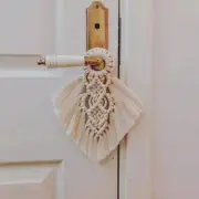 Macrame Door Handle Swing Rope Wall Hanging Decorative Colored