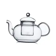 Glass Teapot Stovetop Safe,Clear Teapot with Removable Infuser 20.3 20.3OZ