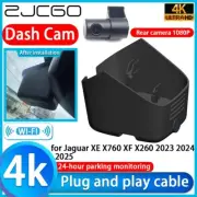 Plug and Play 4K Wifi Dash Cam Camera for Jaguar XE X760 XF X260 2023 2024 2025