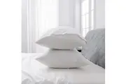 LINENOVA 2PCS Bamboo Blend Cooling Pillowcases Pillow Case - White