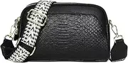 [Generic] Small Bags For Women - Leather Purses For Women | With Wide Strap Women's Handbags, Multi Pocket Organized Space For Keys, Sunglasses