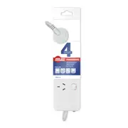 Individually Switch 4 Outlet Powerboard