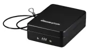 SentrySafe Small Safe, Black Lock Box with Combination Lock for Office or Dor...