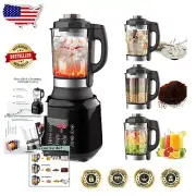 Multifunctional 60 oz Blender with Safety Lock, Ice Crushing & Easy Cleanup