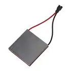 Generation Sheet Fireplace Fan Silver 40*40mm Heater Part Light Weight Mall Size
