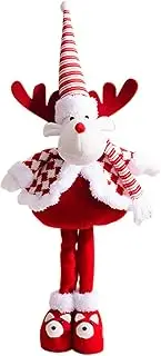 Christmas Doll Decoration - Santa Season Decor Retractable - Home Decorations Soft Doll Christmas Figurines Ornament for Table Fireplace Indoor Home