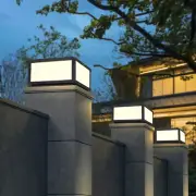 Outdoor Pillar Lamp Yard Post Lights Garden Gate Pillar Light Home Post Lighting