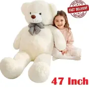 Giant Plush Teddy Bear 47" Stuffed Animal Soft Toy Huge Large Jumbo Gift New