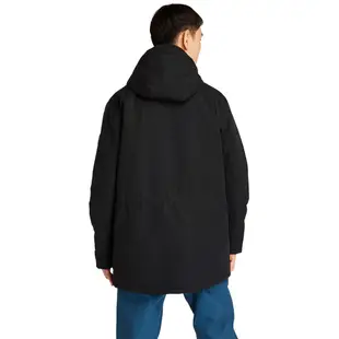 Timberland 男款黑色保暖防水派克大衣|A4392001